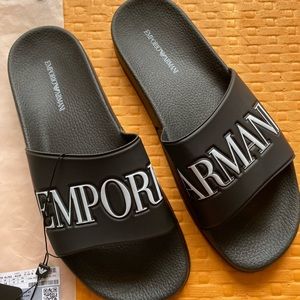 Emporio Armani Men’s Slide Sandals